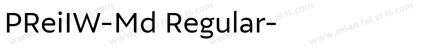 PReiIW-Md Regular字体转换